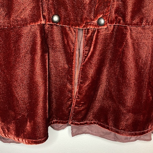 NWT Free People Velvet Military Jacket Blazer New - Picture 3 of 9